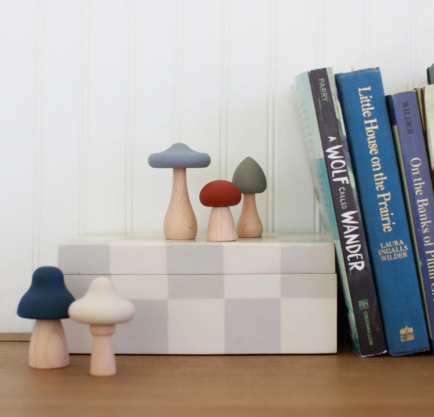 Mushroom Toy | Wood & Silicone + Imaginative + Montessori Lytl